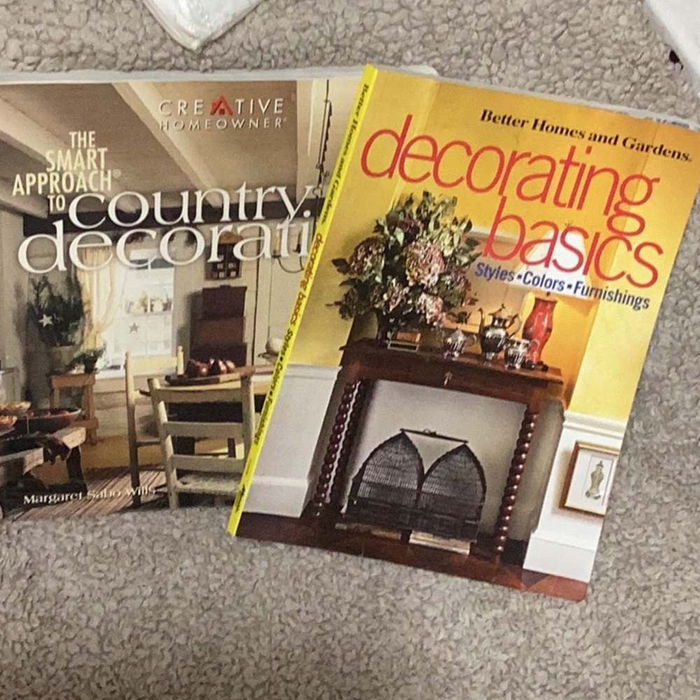 Creative Homeowner Country Decorating paperback Book & Decorating basics